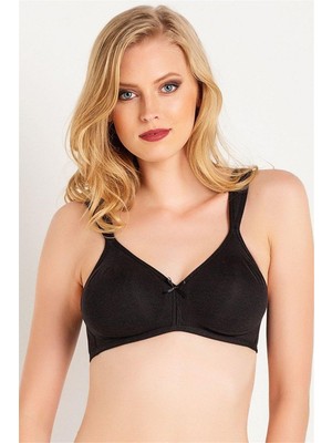 Kadın Penye Toparlayıcı Siyah Sütyen 6822