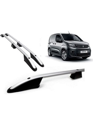 Citroen Yeni Berlingo Tavan Çıtası Uzun Şase 2019 2020 2021 2022 2023 2024 Paslanmaz Aluminyum