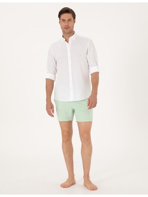 Pierre Cardin Erkek Su Yeşili Deniz Şortu 50307959-VR083