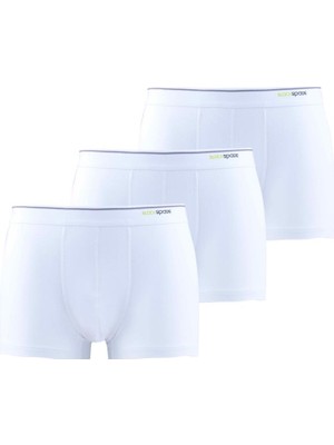 Tender Cotton 3'lü Beyaz Boxer 9670 - 950