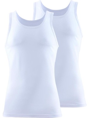 Tender Cotton 2'li Beyaz Atlet 9678