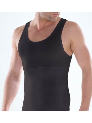 Erkek Korseli Siyah Atlet 9209