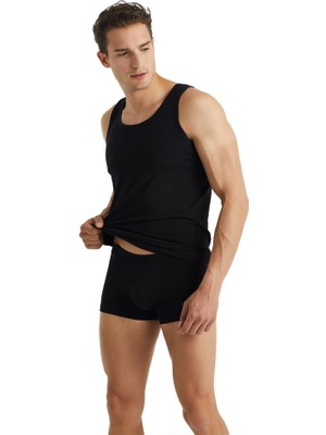 Organik Siyah Boxer 9481
