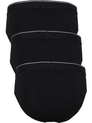 Tender Cotton 3'lü Siyah Slip 9672