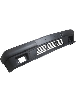 Mercedes E Class W124 85/93 Ön Tampon Si̇yah (Bandlı/çeki̇ Demi̇r Kapaklı)(Si̇s Deli̇kli̇)(Amg)