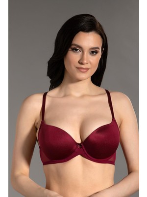 Kadın Desteksiz Bordo Sütyen 347090