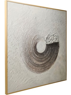 Evidea Deco Zoe Tablo - Ekru - 100X100 cm