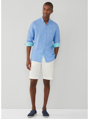 Hackett Slim Fit Gömlek Yaka Mavi Erkek Gömlek HM309839