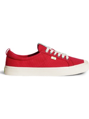 Cariuma 100103R01W-OCA Low Canvas Sneaker Kırmızı Kadın Lifestyle Ayakkabı