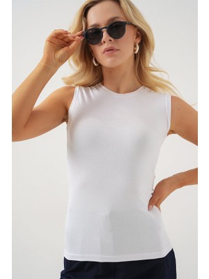 La Mode Istanbul Kolsuz Body 4347 - Beyaz