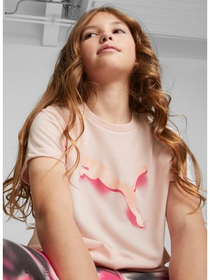 Puma Düz Pembe Kız Çocuk T-Shirt 67347466-MODERN Sports Tee