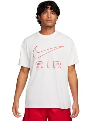 Nike Aır Nsw M90 Erkek Spor T-Shirt  FQ3792-121 Beyaz - L
