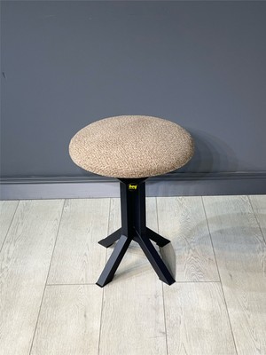 Hey Tabure Puf Makyaj Masası Sandalyesi Metal Sandalye Tekli Çap 39 x Yükseklik 51 cm