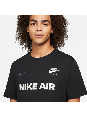 Nike M Nsw Nıke Aır 1 Tee Spor T-Shirt DM6337-010 Siyah - Xs
