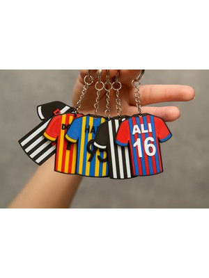 Kişiye Özel Taraftar Anahtarlık ( Istenilen Isim ve Numara Yazılır)