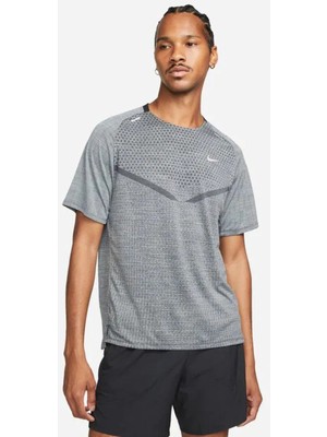 Nike Dri-Fit Adv Techknit Ultra Ss Erkek Tişört - DM4753-010 Gri - S