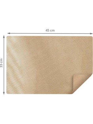 Saban Yapışmaz Fırın Matı – 45X33 cm Isıya Dayanıklı Pişirme Matı | Pizza, Kurabiye ve Kızartmalar Için