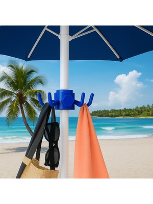 Plaj Şemsiye Askısı - Ayarlanabilir Şemsiye Kancası - Şemsiye Askı Aparatı - Şemsiye Aparatı Asma - Şemsiye Askılığı 1 ADET