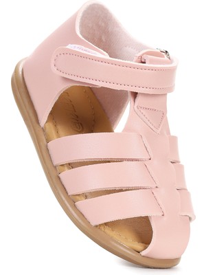 Kiko Kids Lonpe İlk Adım Cırtlı Kız Bebek Sandalet