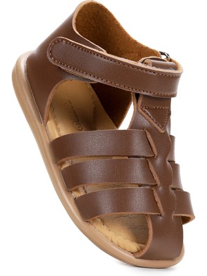 Kiko Kids Lonpe İlk Adım Cırtlı Erkek Bebek Sandalet