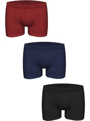 John Frank Modal 3'lü Erkek Boxer JF3BMODNA01
