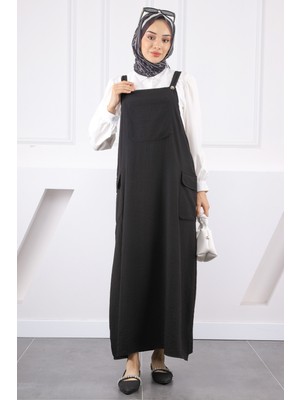 İmaj Butik Siyah Gömlek Kombinli Jile