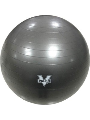 Valeo Anti-Burst 75 cm Gri Pilates Topu
