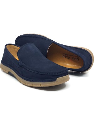 Luis Figo %100 Deri Nubuk Erkek Yazlık Rahat Tımbır Rok Bağsız 1. Sınıf  Ayakkabı Yeni Sezon 40-44