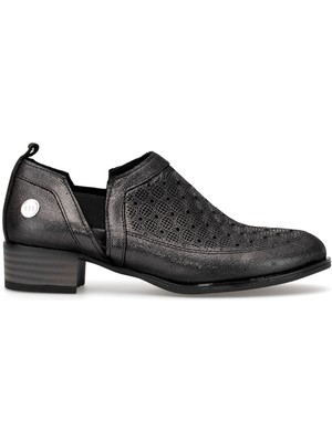 Mammamia D25YA-7360 Kadın Hakiki Deri Casual Ayakkabı Platin