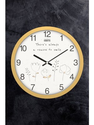 30 cm Gerçek Cam Sessiz Mekanizma Duvar Saati, Şık ve Modern Tasarım