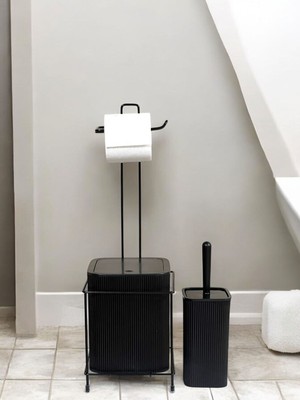 Çöp Kovalı Wc Kağıtlık ve Tuvalet Fırça Seti