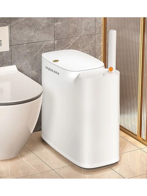 Tuvalet Fırçası ve Çöp Kovası 2si 1 Arada