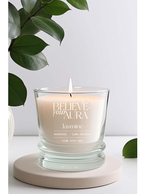 Doğal Soya Kokulu Mum 280 Cc, Aromaterapi ve Dekoratif Için Mükemmel Seçim