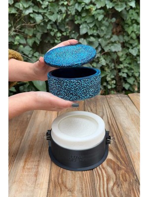 3 Dairesel Kapaklı Kasnaklı Silikon Kalıp Beyaz, Pratik ve Dayanıklı Mutfak Gereci