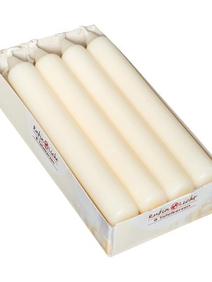 Bej Renkli 8'li Şamdan Mum Seti, Şampanya Tonlarında Şık Aydınlatma