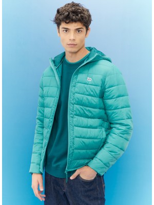 Lee Su Yeşili Erkek Mont L87HSZDO Puffer Ceket