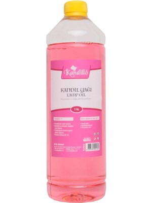 Kokusuz ve Dumansız Iç Mekan 1 Lt Pembe Kandil Yağı