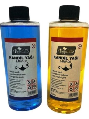 Dumansız, Kokusuz Iç Mekan Gaz Lambası Yakıtı 250 Ml, 2'li Set