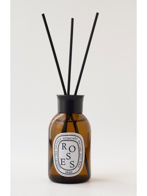 100 ml Bambu Çubuk Amber Oda Kokusu, Ferahlatıcı ve Şık Ev Kokusu