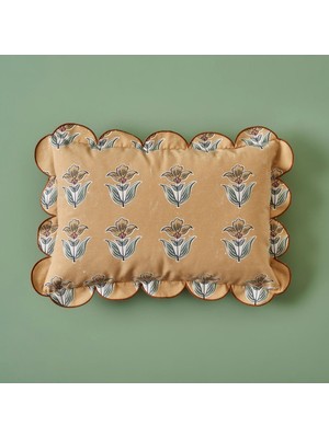 Renkli Pamuk Kırlent Kılıfı 35X50 Cm, Şık ve Yumuşak Doku