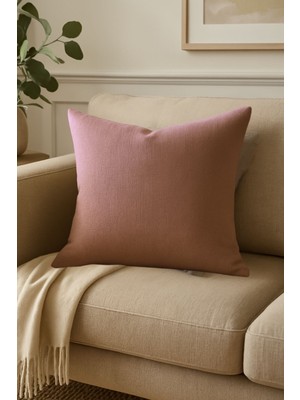 Gülkurusu Nova Serisi Keten Kırlent Kılıfı, Şık ve Rahat Kullanım Sağlar.