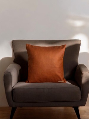 40X40,45X45,50X50 Kare Suni Nubuk Dekoratif Kırlent Kılıfı