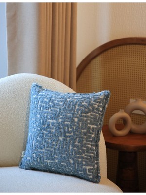 Mavi Kırlent Kılıfı, Şık ve Rahat Dekorasyon Için Mükemmel Seçenek