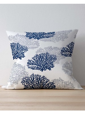 Çift Taraflı Mavi Deniz Temalı Kırlent Kılıfı, Şık ve Rahat Dekorasyon Parçası