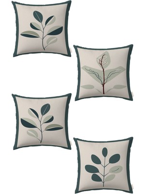 Renkli 4’lü Kırlent Kılıf Seti, Dekoratif ve Şık Tasarım