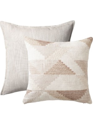 Yumuşak Dekoratif Yastık Seti, 2'li Kombin, Iç Yastık Dahil