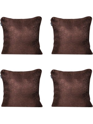 4'lü Hasır Dokulu Fitilli Çift Taraflı Kırlent Kılıfı, Şık ve Rahat Tasarım