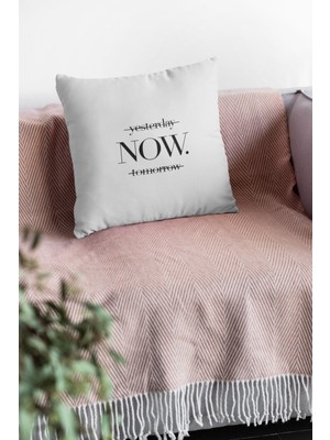 43X43CM Gri Çift Taraflı Modern Moda Kırlent Yastık Kılıfı