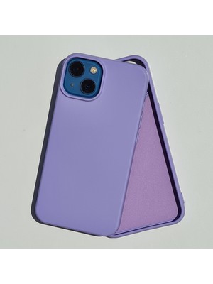Pirok Store i iPhone 13 İle Uyumlu LOGOSUZ Lansman İçi Kadife Esnek Soft Silikon Kılıf