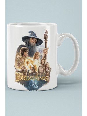 Yüzüklerin Efendisi Lotr Baskılı Kupa Bardak